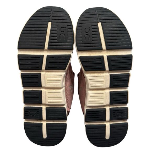 On Running Cloud Play Shoes Kids Size K3 Pink Zephyr White Athletic Sneakers - Picture 3 of 7